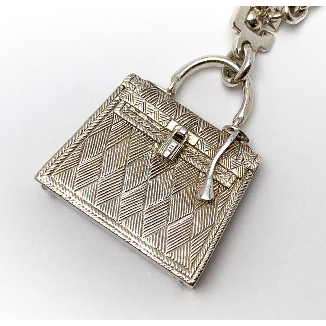 HERMES エルメス SV925 シルバー ケリーバック型 バックチャーム HERMES エルメス SV925 シルバー ケリーバック型 バックチャーム