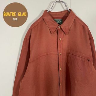 ウールリッチ(WOOLRICH)の【オーバーサイズ、肌触り◯】WOOLRICH 長袖シャツ古着 サイズXL 茶色(シャツ)