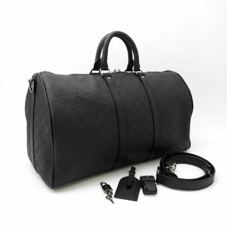 ルイヴィトン(LOUIS VUITTON)のほぼ新品✨ ルイヴィトン ダミエアンフィニ キーポル バンドリエール45 旅行鞄(ボストンバッグ)