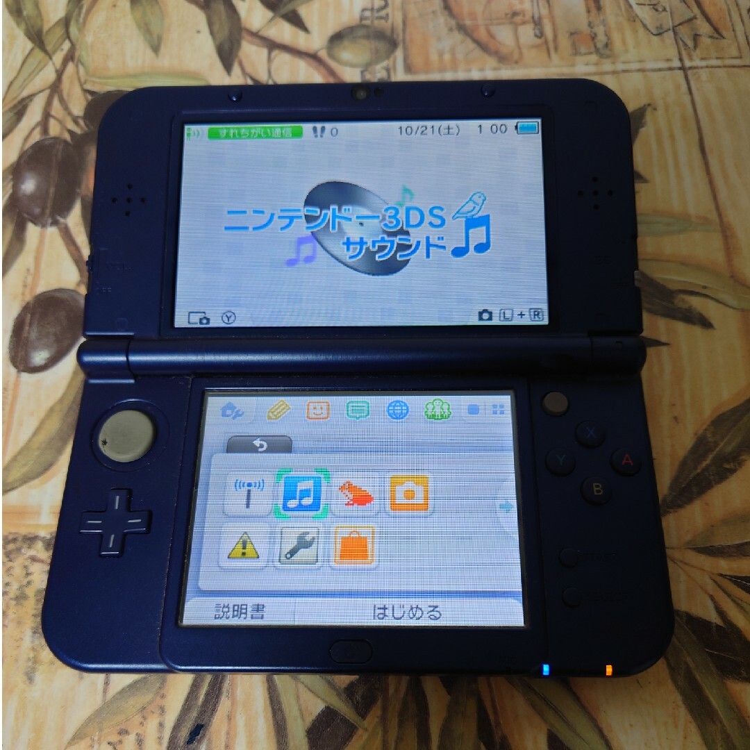 ニンテンドー3DS - 液晶美品Newニンテンドー3DS LL メタリックブルーの