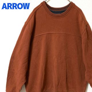 ARROW - 古着 ARROW ハーフジップスウェットシャツ トレーナー メンズ ...