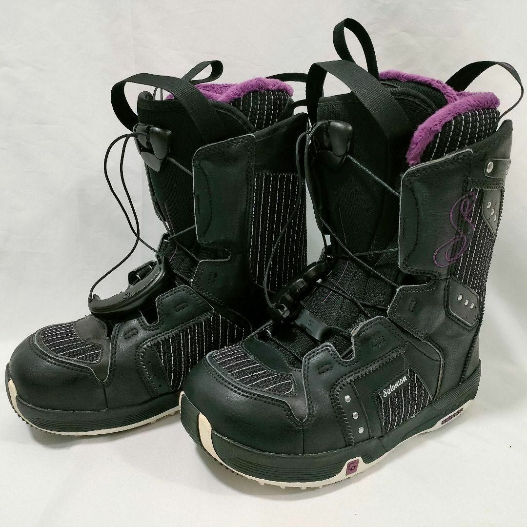 salomon サロモン PEARL BLACK ブーツ 23.5cm vq | フリマアプリ ラクマ
