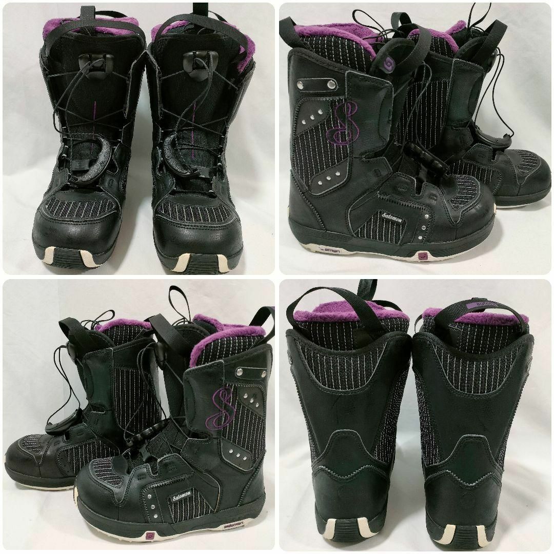 salomon サロモン PEARL BLACK ブーツ 23.5cm vq