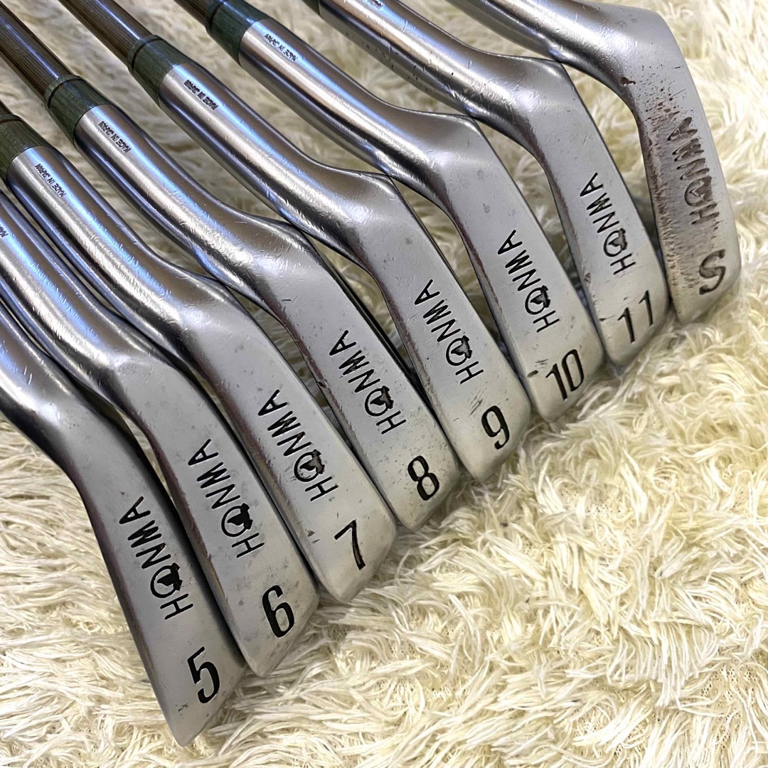 【希少な９本】HONMA LB-606 レディース アイアン　星３　黒七宝