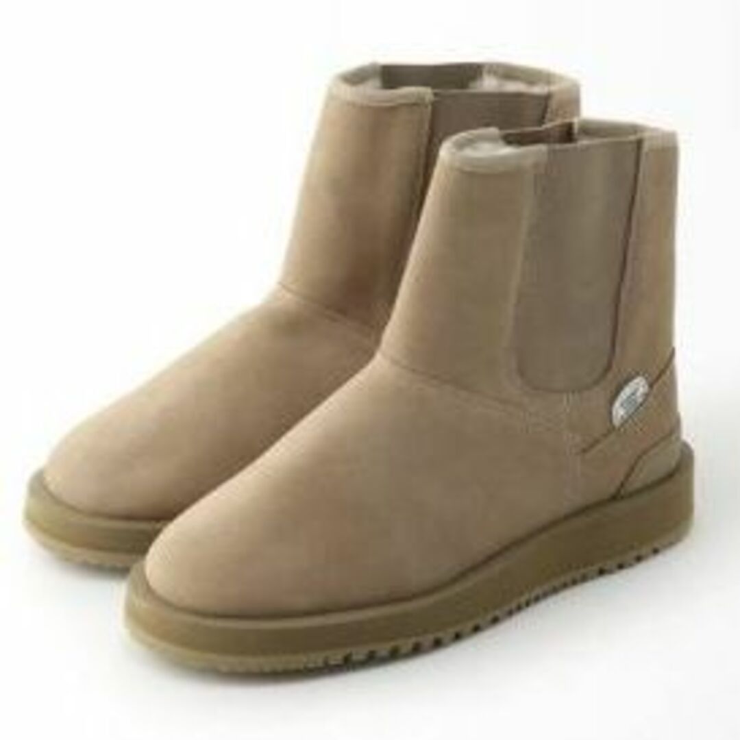 L'Appartement DEUXIEME CLASSE(アパルトモンドゥーズィエムクラス)の【新品】アパルトモン SUICOKE ムートンサイドゴアブーツ ベージュ 25 レディースの靴/シューズ(ブーツ)の商品写真