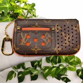 ルイヴィトン(LOUIS VUITTON)のルイヴィトン　コインケース　ポシェットクレ　モノグラムペルフォ　オレンジ(コインケース)