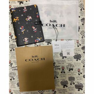 coachアウトレット ディズニー100周年記念　ノートカバー(ノート付き)