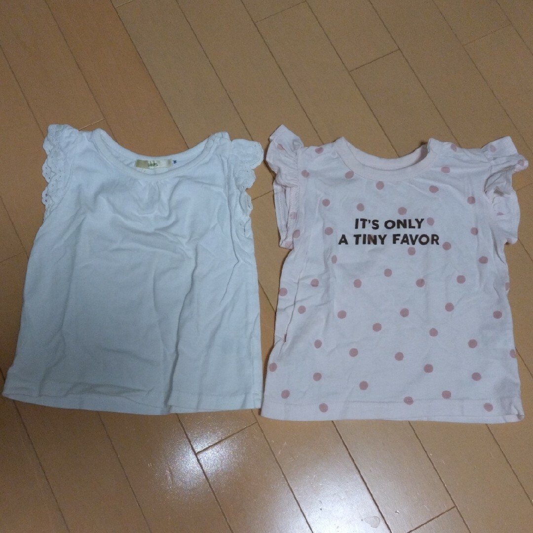 SHIPS(シップス)のSHIPS　90　Tシャツ　セット売り キッズ/ベビー/マタニティのキッズ服女の子用(90cm~)(Tシャツ/カットソー)の商品写真