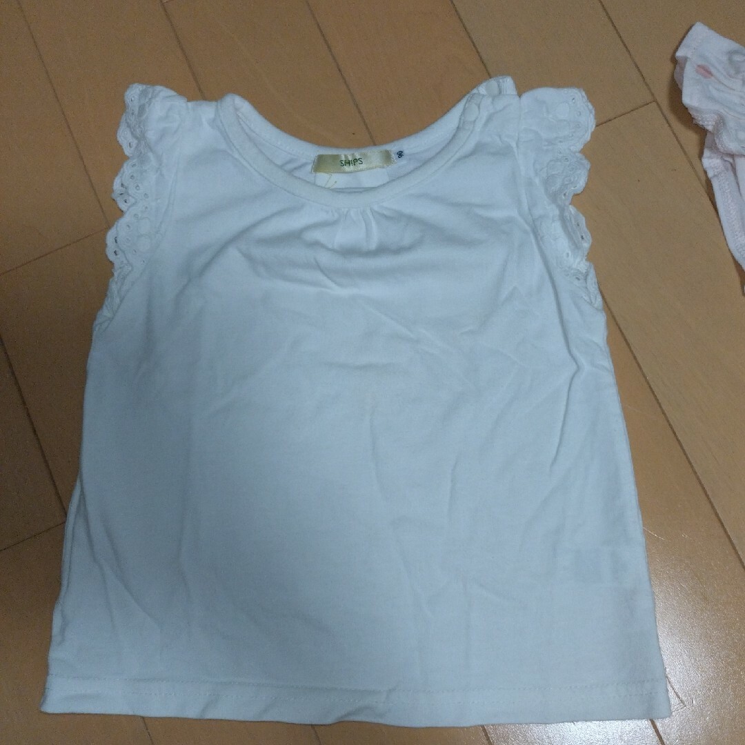 SHIPS(シップス)のSHIPS　90　Tシャツ　セット売り キッズ/ベビー/マタニティのキッズ服女の子用(90cm~)(Tシャツ/カットソー)の商品写真