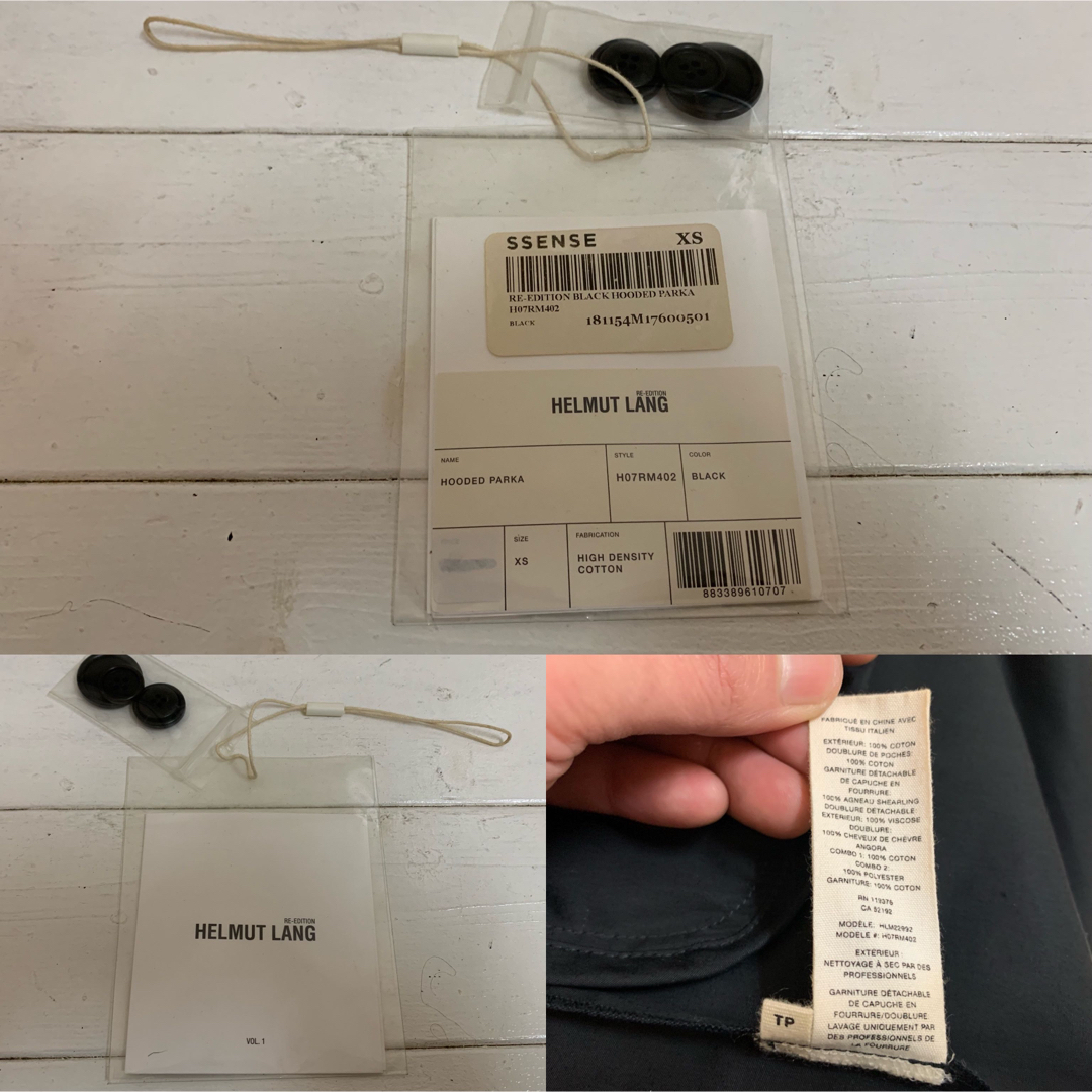 HELMUT LANG - HELMUT LANG RE-EDITION 1998 HOODED PARKAの通販 HELMUT LANG - HELMUT LANG RE-EDITION 1998 HOODED PARKAの通販