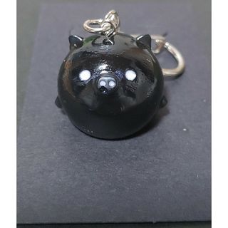 【ハンドメイド】黒豚 バッグチャーム(バッグチャーム)