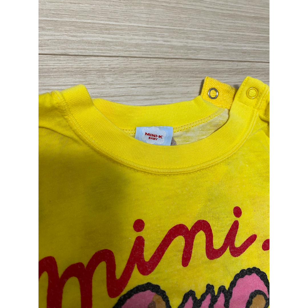 MINI-K(ミニケー)の【古着・90s】MINI-K Tシャツ　80〜90サイズ キッズ/ベビー/マタニティのキッズ服男の子用(90cm~)(Tシャツ/カットソー)の商品写真
