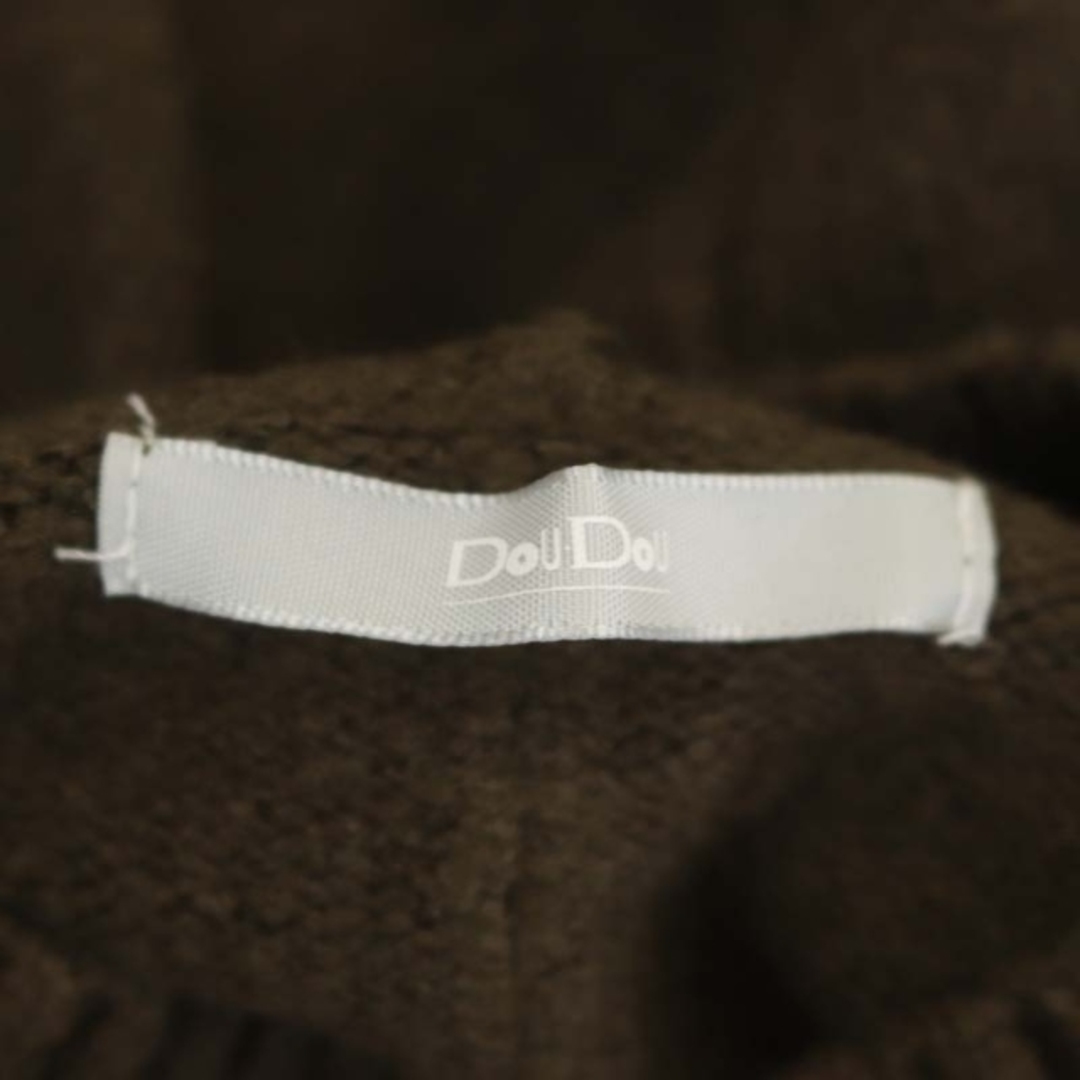 DouDou(ドゥドゥ)のドゥドゥ タートルネックドルマンニット セーター 長袖 バックスリット 38 茶 レディースのトップス(ニット/セーター)の商品写真