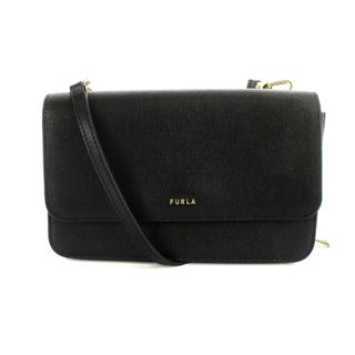 フルラ(Furla)のフルラ リーヴァ MINI ショルダーバッグ 財布 2way レザー 黒(ショルダーバッグ)