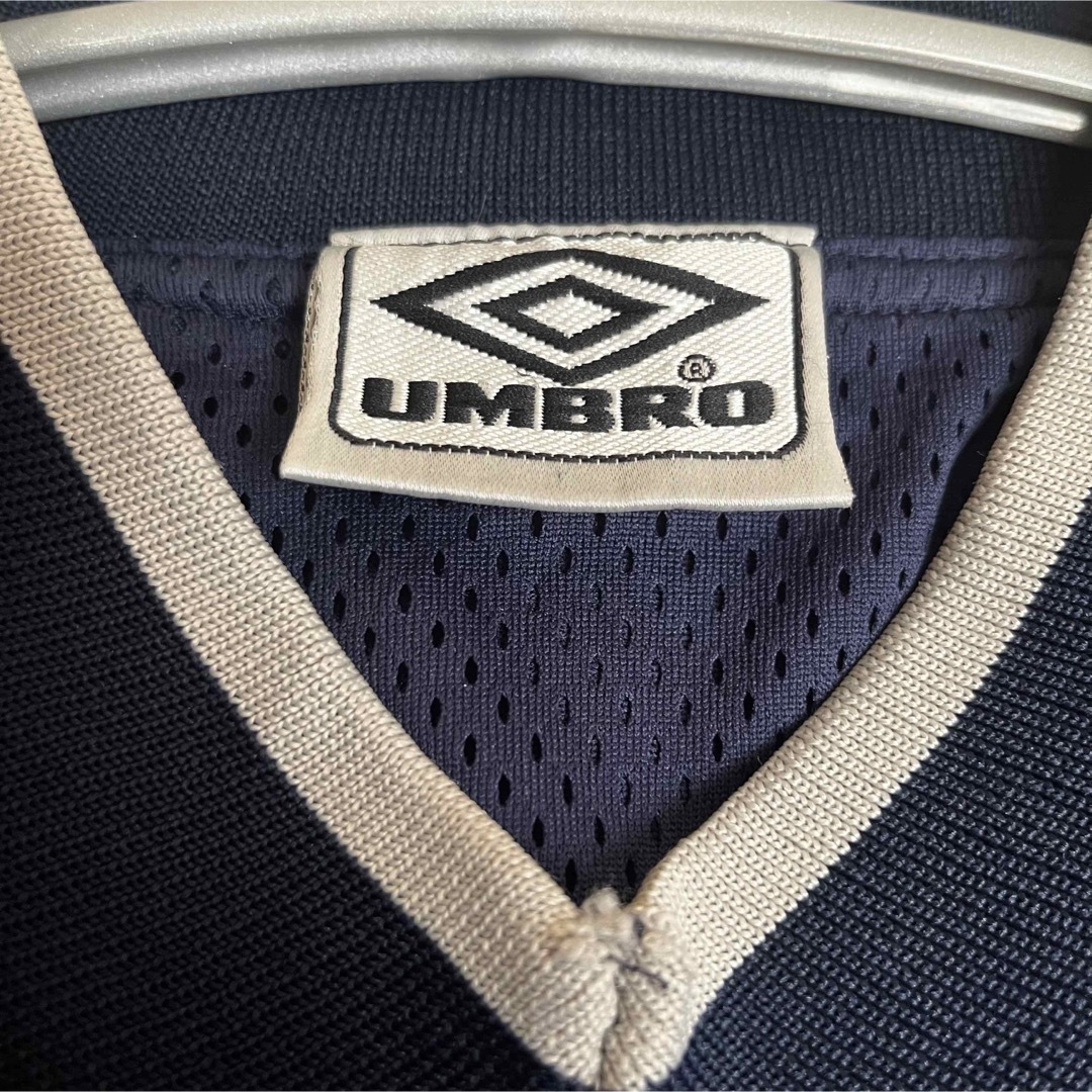 UMBRO(アンブロ) 90s ロゴ刺繍 ナイロン プルオーバー