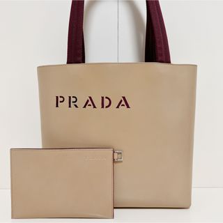 PRADA - ☆美品☆送料無料☆PRADAプラダレザーハンドバッグ☆ポーチ ...