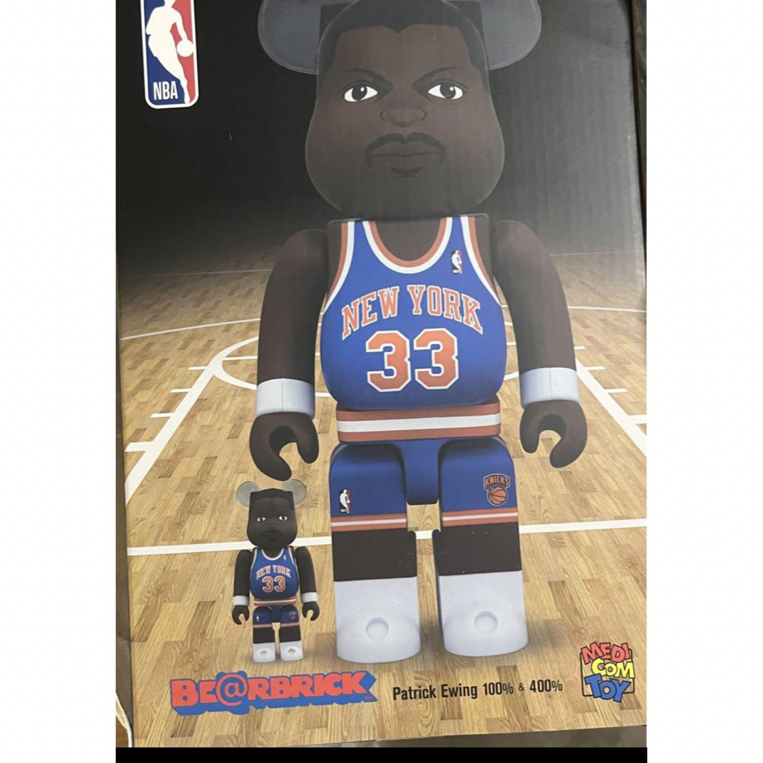 BE@RBRICK Patrick Ewing 100% 400%エンタメ/ホビー