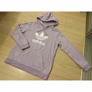 アディダス(adidas)のパーカー　アディダス　XL   パープル(パーカー)