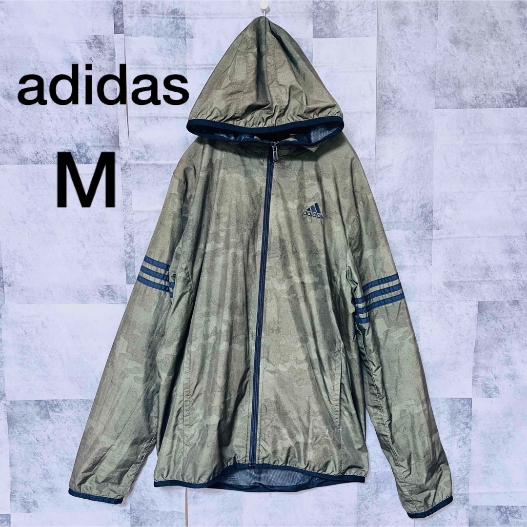 adidas - adidasウインドブレーカーMサイズ 迷彩 ナイロンジャケットの ...