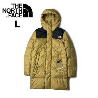 ノースフェイス(THE NORTH FACE) ダウンジャケット(メンズ)(ベージュ