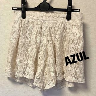 アズールバイマウジー(AZUL by moussy)のAZUL/アズール　レースショートパンツ　Sサイズ(ショートパンツ)