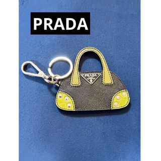 プラダ(PRADA)の【本日3日限定価格】PRADA トライアングルロゴ バッグモチーフ キーホルダー(キーホルダー)