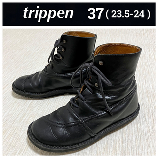 トリッペン(trippen)のトリッペン レースアップブーツ 黒 37 trippen レディース ブラック(ブーツ)