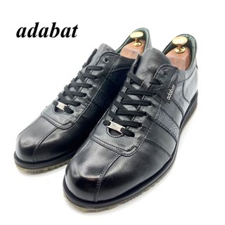 adabat - 美品　adabat アダバット　レザースニーカー　ブラック