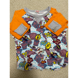 ミニケー(MINI-K)の【古着・90s】MINI-K 長袖シャツ　130サイズ(Tシャツ/カットソー)