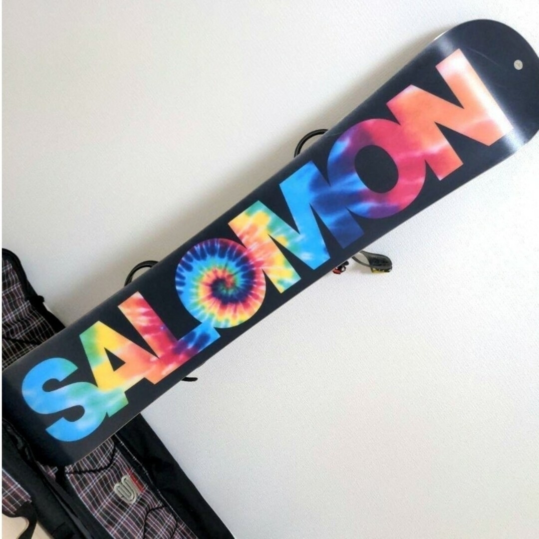 SALOMON(サロモン)のサロモン　スノーボード　シークエンス 154　バインディング　サイズS スポーツ/アウトドアのスノーボード(ボード)の商品写真