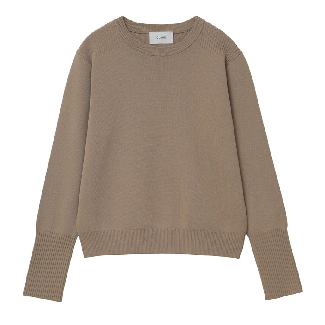 clane BASIC COMPACT KNIT TOPS