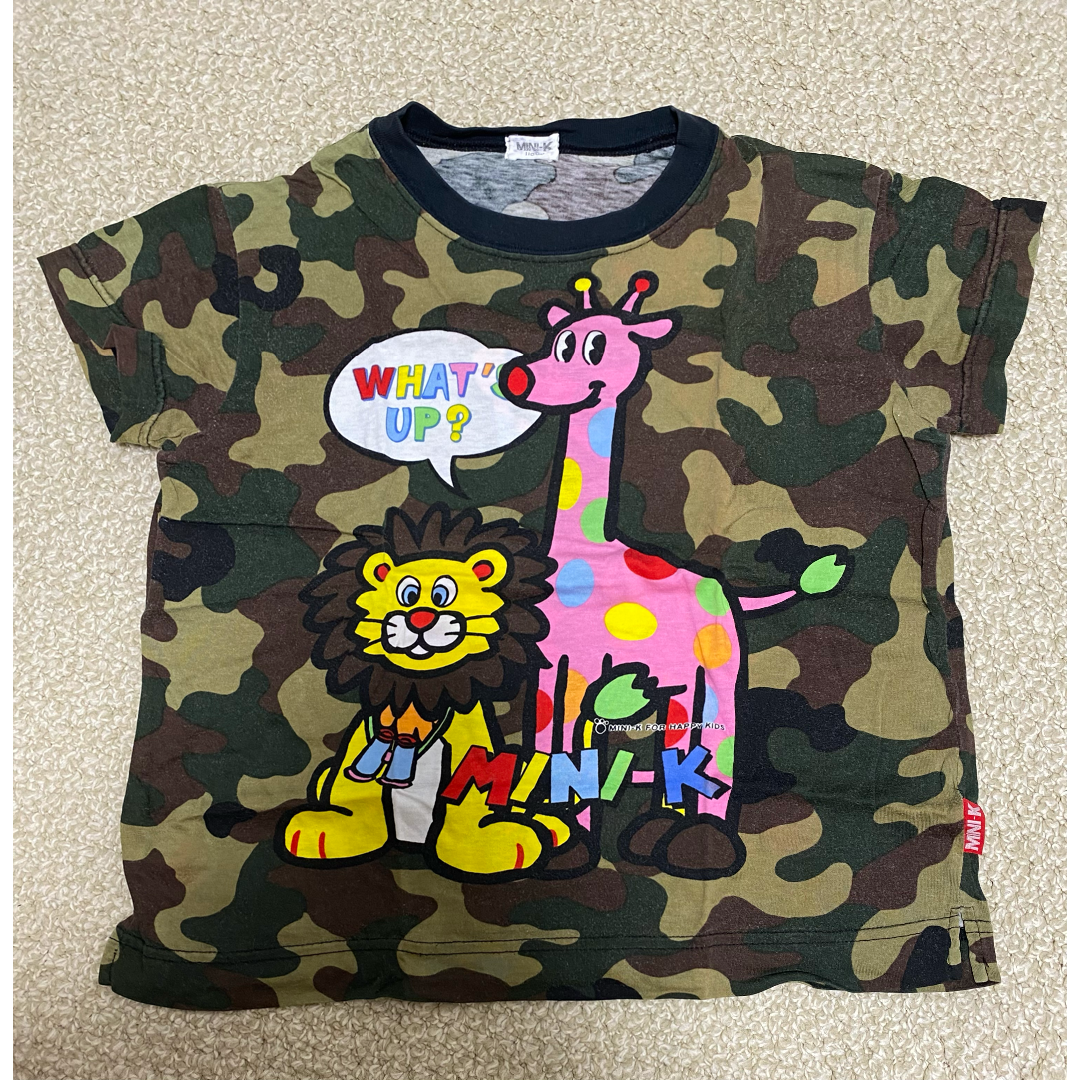 MINI-K(ミニケー)の【古着・90s】MINI-K Tシャツ　110サイズ キッズ/ベビー/マタニティのキッズ服男の子用(90cm~)(Tシャツ/カットソー)の商品写真