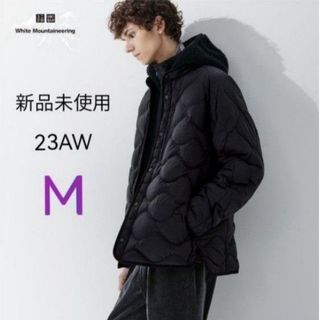 ユニクロ(UNIQLO)の新品 ユニクロWM 23AW リサイクルハイブリッドダウンジャケット ブラックM(ダウンジャケット)