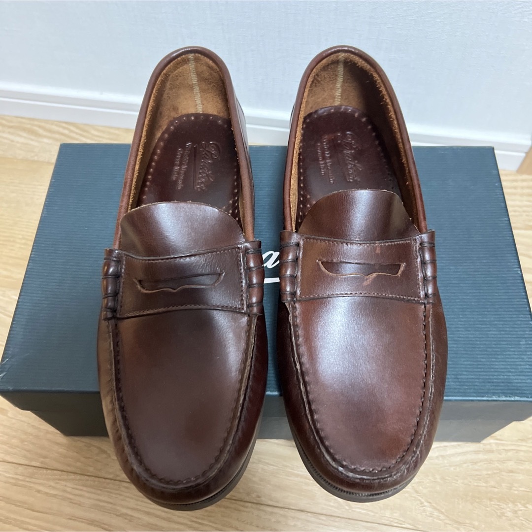 Paraboot   新品 パラブーツ コロー レザー ローファー UK7.5 cm の