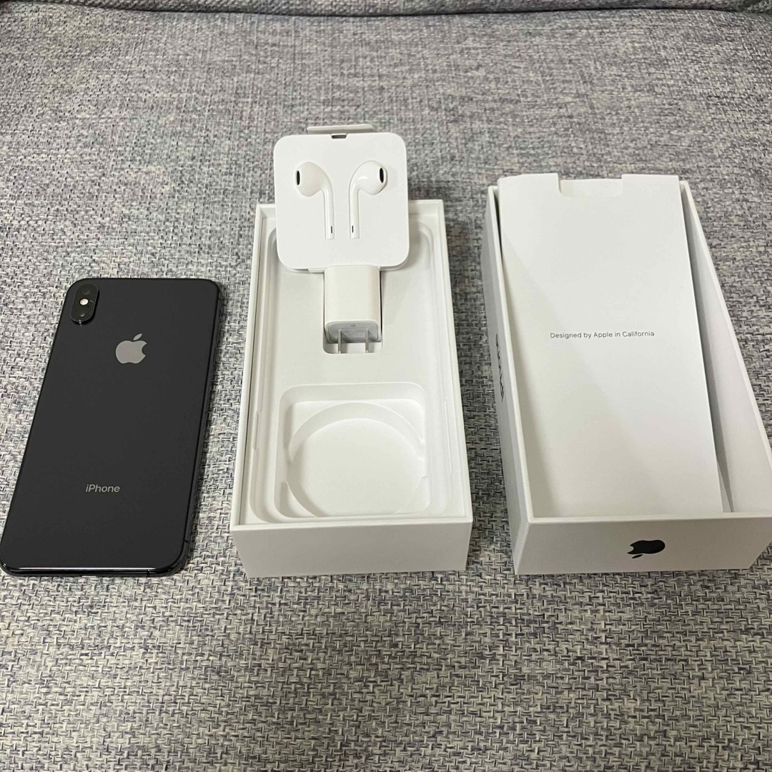 iPhone10s max スペースグレイ 256GB／／傷あり／付属品欠損