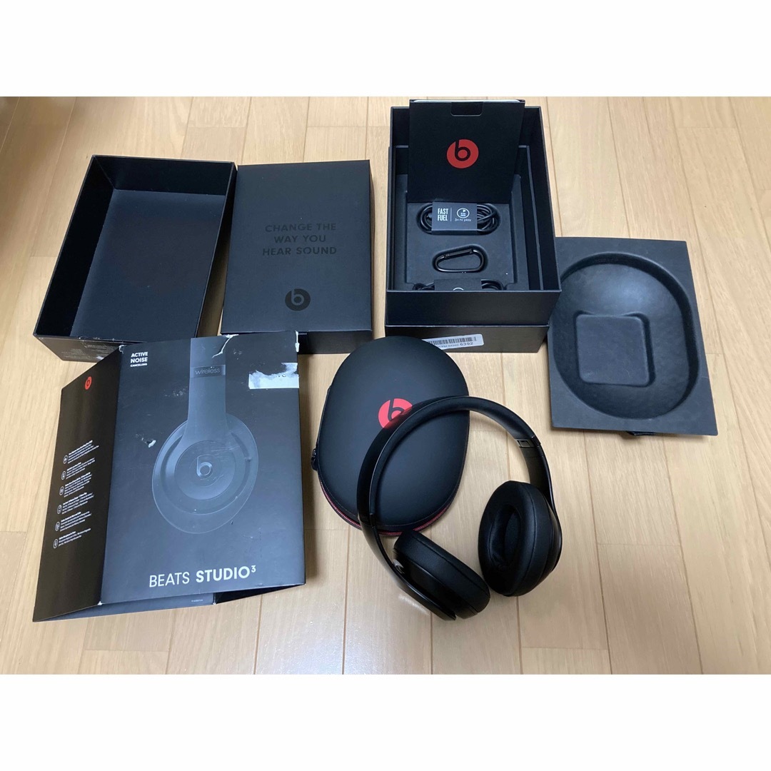 Beats by Dr Dre - 未使用に近い BeatsStudio3 ワイヤレスノイズ