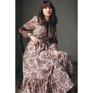 Her lip to - Spring Ribbed Knit Dress Set/Vanillaの通販 by 胡桃
