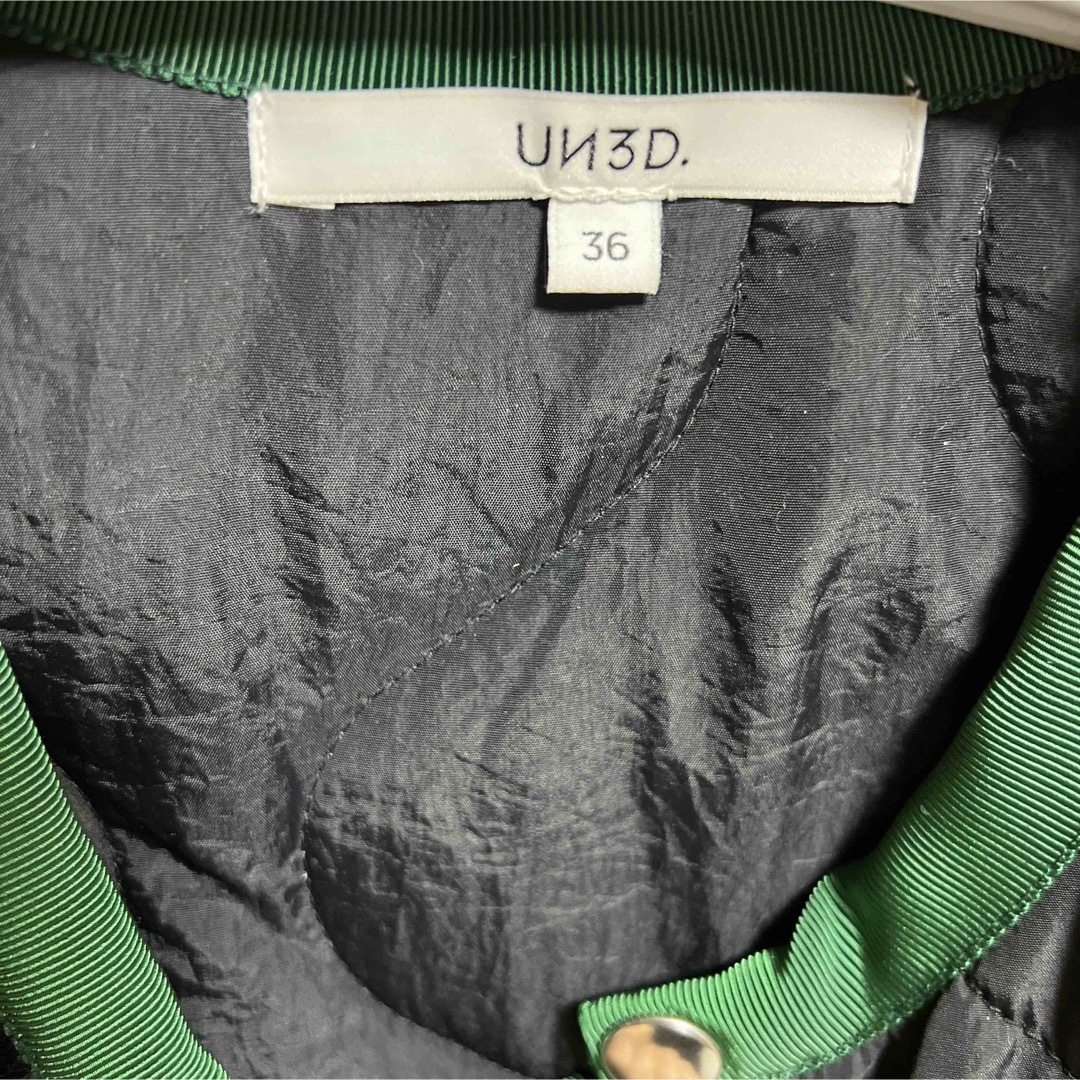 UN3D.(アンスリード)のun3d. キルティングドッキングニットコート レディースのジャケット/アウター(ロングコート)の商品写真