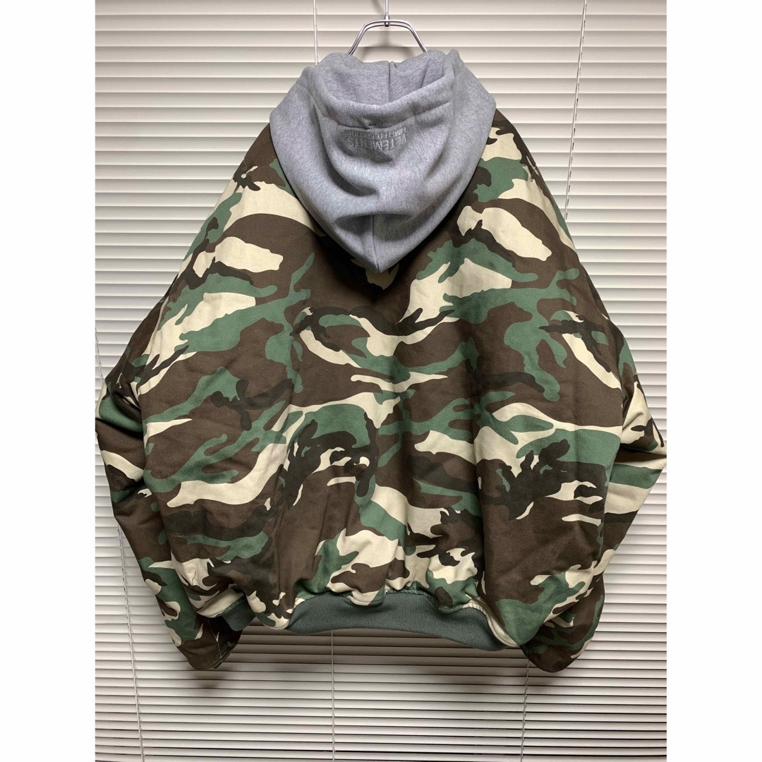 VETEMENTS(ヴェトモン)の新品《 VETEMENTS 》Hooded Bomber Jacket S メンズのジャケット/アウター(フライトジャケット)の商品写真