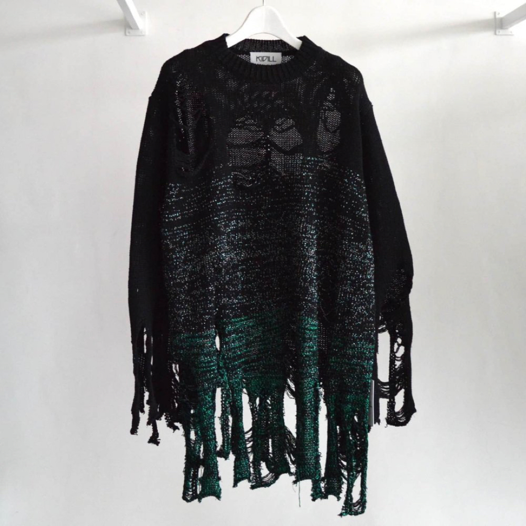 【KIDILL×rurumu:】Crush Knit Pullover