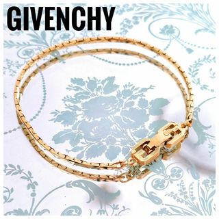 GIVENCHY - 美品 Vintage ジバンシー GIVENCHY ブレスレット ロゴ