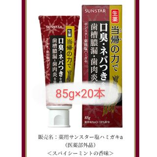 サンスター(SUNSTAR)のhanahana.k様専用　生薬　当帰の力　85g×20本　薬用塩歯磨き(歯磨き粉)