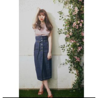 ハーリップトゥ(Her lip to)の5日限定価格‼️ Herlipto High-waisted Denim(ロングスカート)