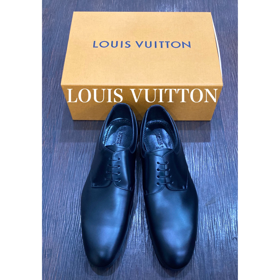 カラー黒ブラックルイヴィトン LOUIS VUITTON ドレスシューズ プレーントゥシューズ黒