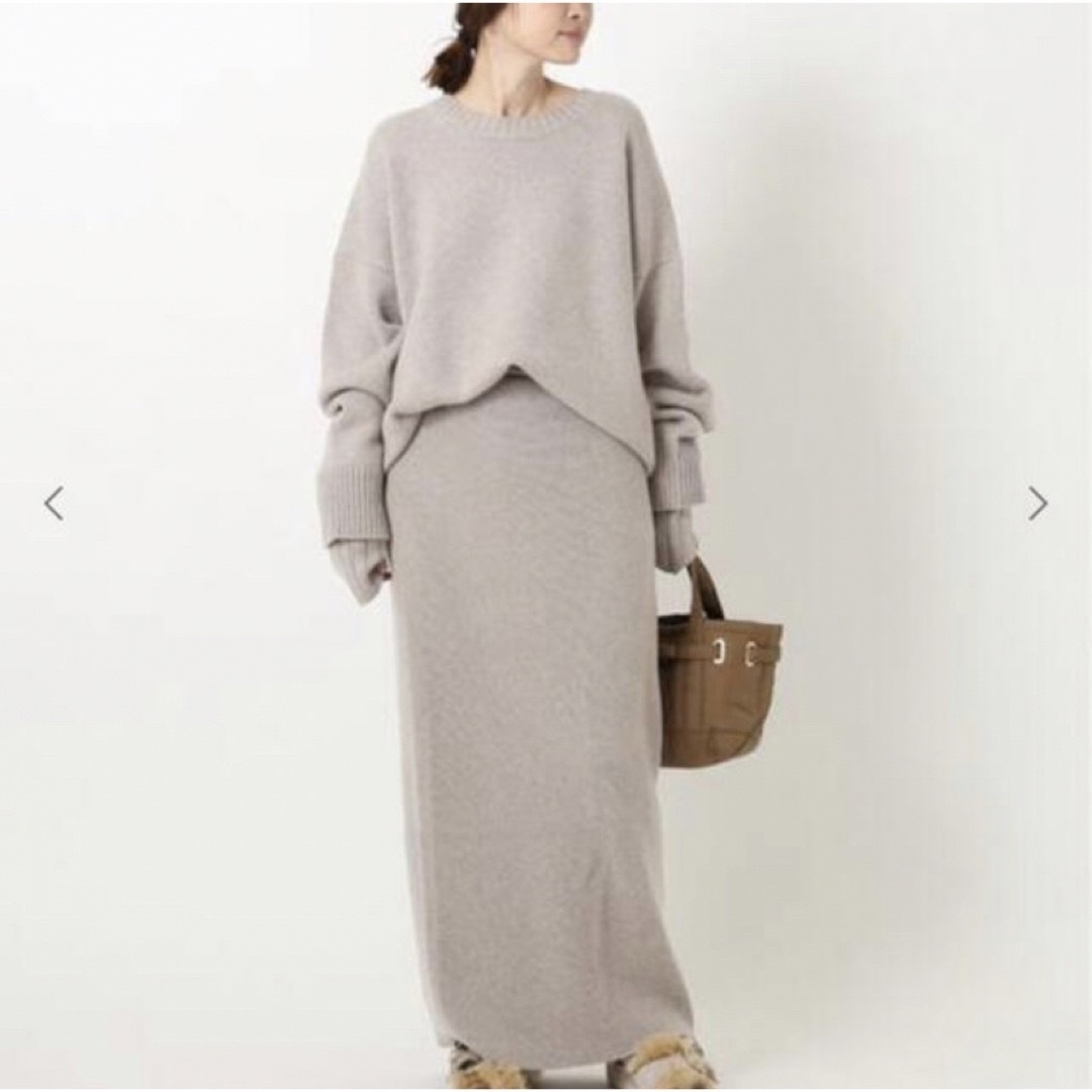 DEUXIEME CLASSE(ドゥーズィエムクラス)のDeuxiem Classe cashmere oversized ニット レディースのトップス(ニット/セーター)の商品写真