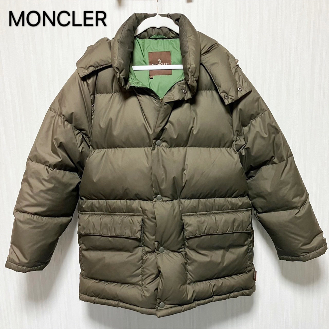 MONCLER - MONCLER PARIS パリス ダウンジャケット 茶タグ カーキ 1 ...