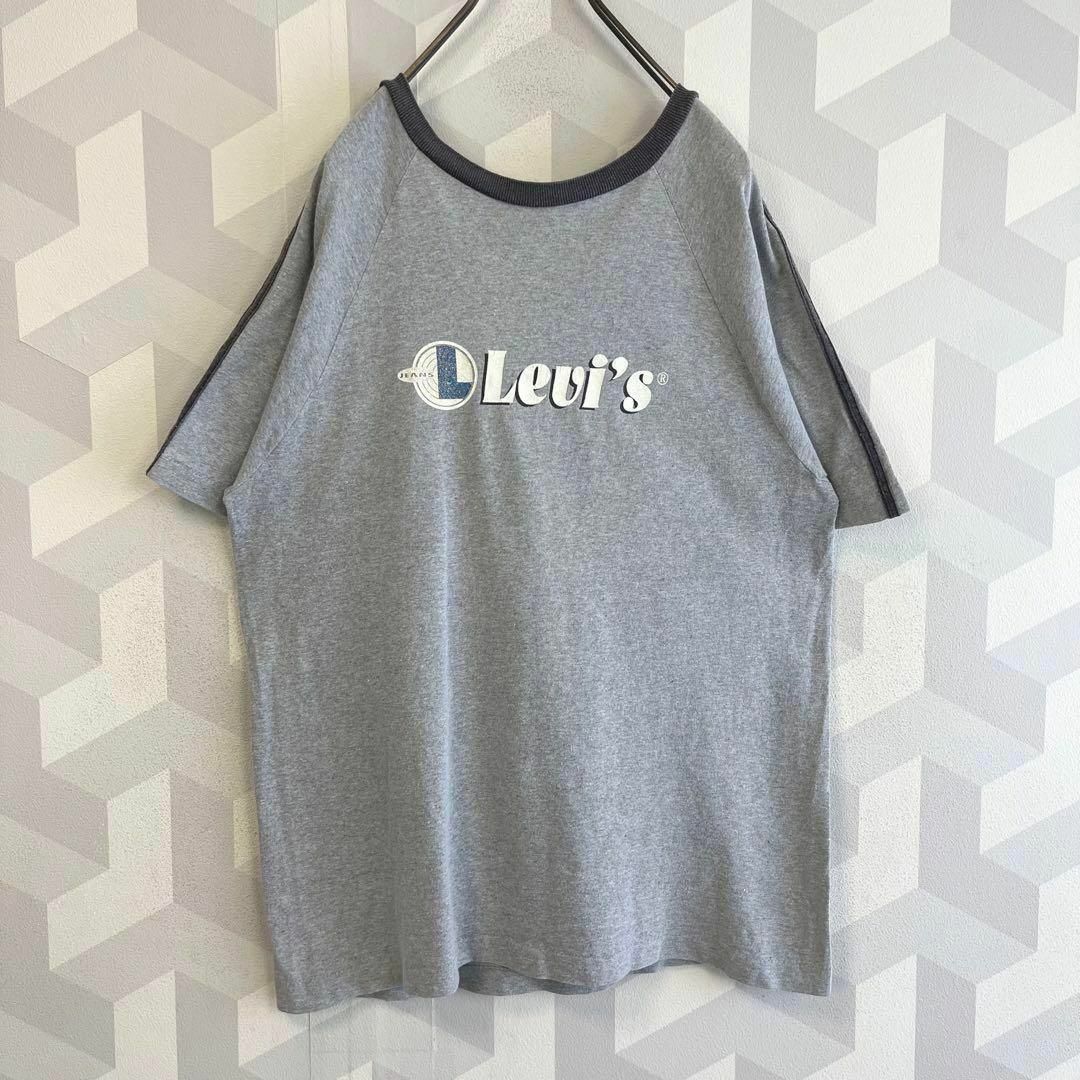 Levi's(リーバイス)の【90s USA製】ビンテージ リーバイス リンガーネック Tシャツ グレー メンズのトップス(Tシャツ/カットソー(半袖/袖なし))の商品写真