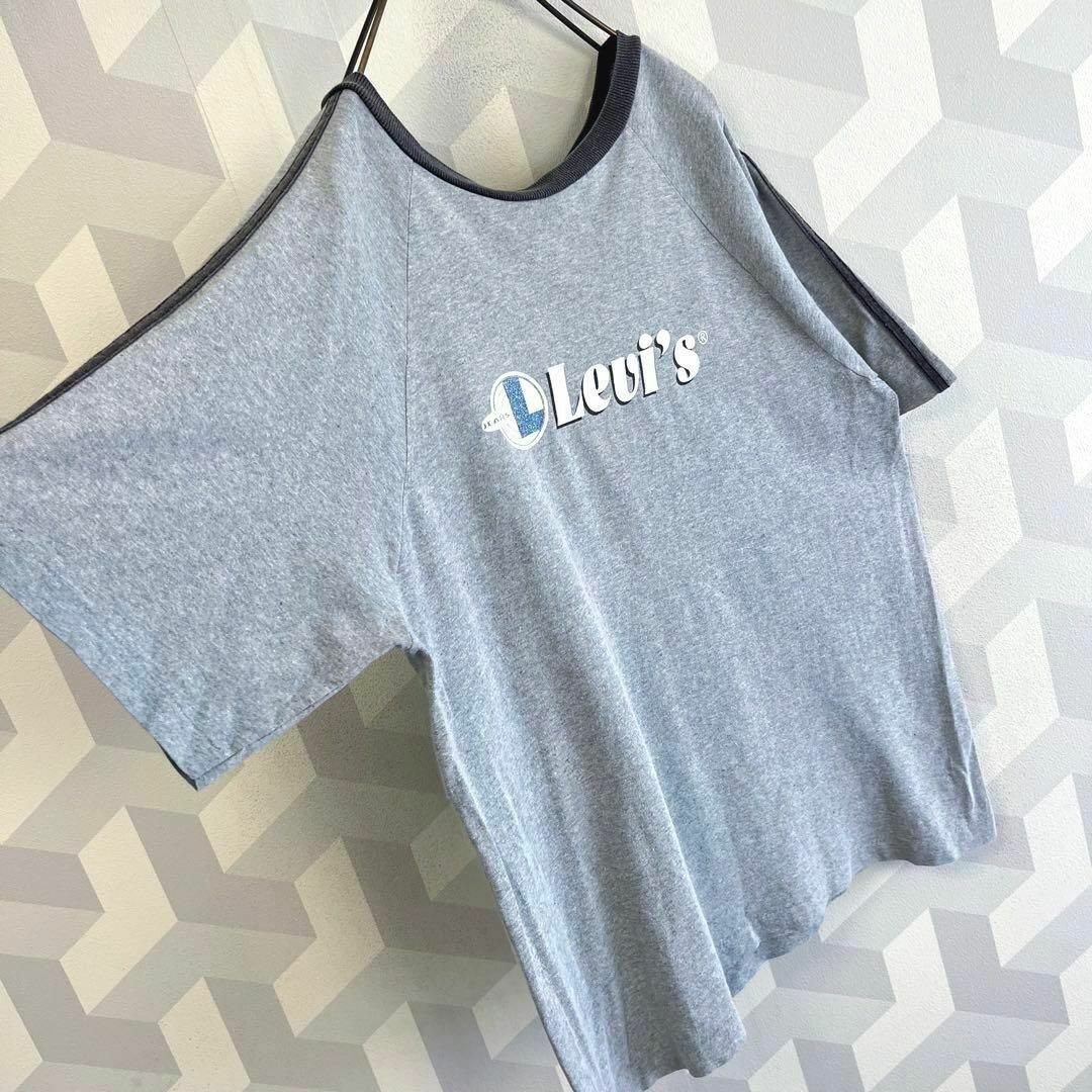 Levi's(リーバイス)の【90s USA製】ビンテージ リーバイス リンガーネック Tシャツ グレー メンズのトップス(Tシャツ/カットソー(半袖/袖なし))の商品写真