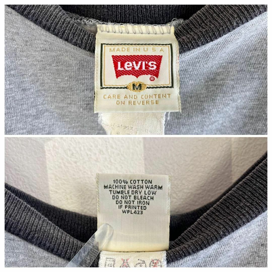 Levi's(リーバイス)の【90s USA製】ビンテージ リーバイス リンガーネック Tシャツ グレー メンズのトップス(Tシャツ/カットソー(半袖/袖なし))の商品写真