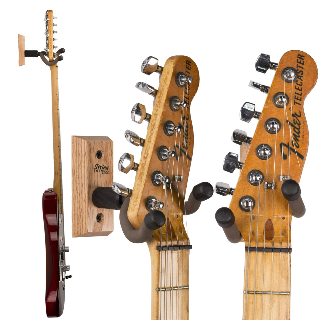 String Swing ギターハンガー ギターホルダー 壁掛け 硬材製 楽器の楽器 その他(その他)の商品写真